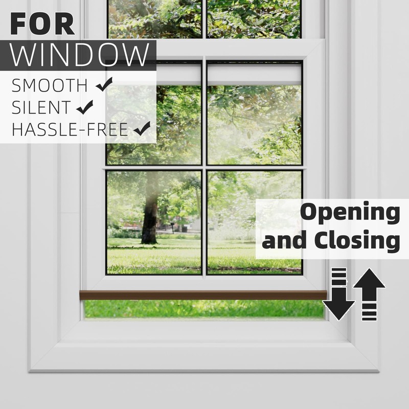 118 Inch Wedge-Shape Weather Stripping Door Seal,Windows and Doors Insulation,Self