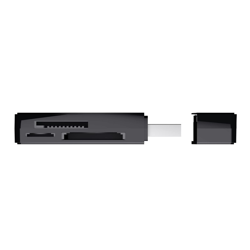 Trust Nanga USB 2.0 Card Reader - Black