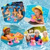 8pcs Inflatable Pool Drink Holder Floating Coasters Multi Shape Swimming