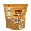 Mocha Latte Pretzels, Mini Pretzels with Coffee Candy Coating and