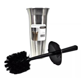 Casabella Stainless Steel Toilet Bowl Brush Set