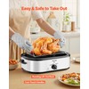 VEVOR Roaster Oven, 18QT Electric Roaster Oven, 150-450℉ Adjustable Temperature