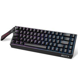 NSYCA WIN68 HE Hall Effect Keyboard, Rapid Trigger Magnetic Gaming Keyboard, 8000Hz Polling Rate, DKS & SOCD, 0.01mm Adjustable Actuation, RGB PBT Keycaps, 60% Wired Keyboard for FPS Gaming PC & Mac