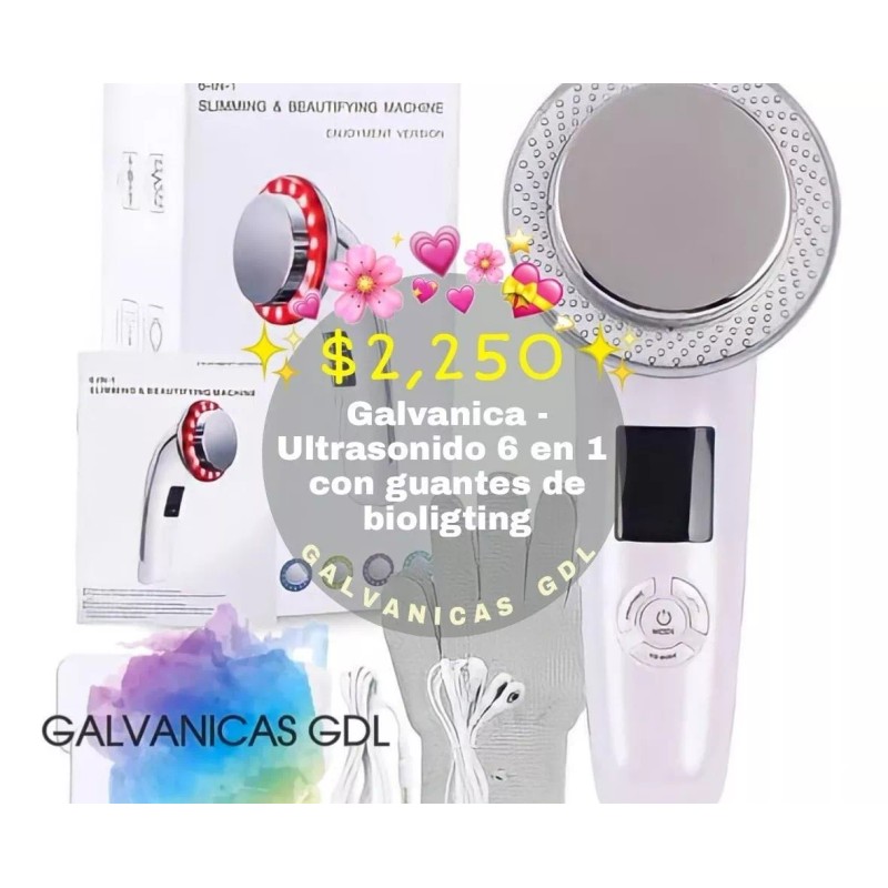 SKIN BEAUTY OPTIONS Galvanica 6 En 1 (con Guantes De