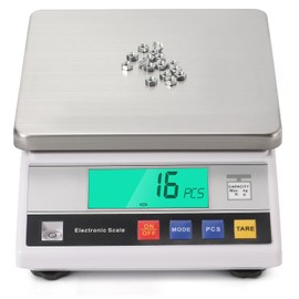 CGOLDENWALL High Precision Scale 10kg 0.1g Digital Accurate Electronic Balance Lab Scale Laboratory Industrial Scale Weighing and Counting Scale Scientific Scale CE 0.1g (10kg, 0.1g)
