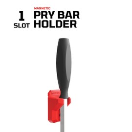 Magnetic Pry Bar Holder Non-Marring TPEE with Mounting Holes Low Profile Organization