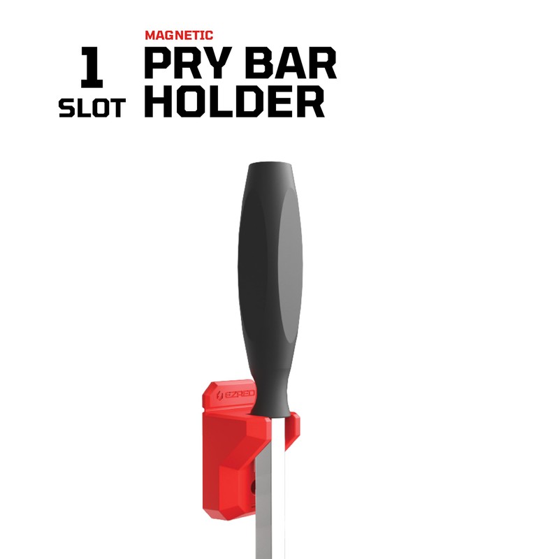 Magnetic Pry Bar Holder Non-Marring TPEE with Mounting Holes Low