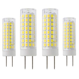 HAOGUAIS Dimmable G8 LED Bulb Equivalent to G8 Halogen Bulb 75W-80W, GY8.6 /G8 Bi-Pin Base Light Bulb AC120V 720lm Suitable for Under Cabinet Lighting Kitchen Lighting White 6000K 4-Pack