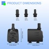 Fountain Pump 400GPH Submersible Water Pump Ultra Quiet for Fountain,