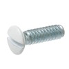6-32 tpi x 1/2 in. White Oval-Head Slotted Drive Switch