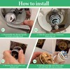 Enhon Single Function Pressure Balance Cartridge Replacement for RP70538, Shower