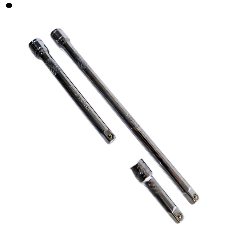 3/8" Drive Straight Socket Extension Bar Set 75mm 150mm +