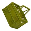 Kisangel Easter Egg Basket Folding Storage Basket Plastic Folding Baskets