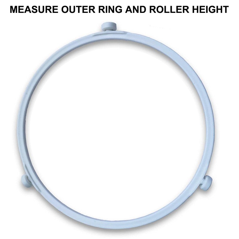 10.6"-12.4" Microwave Turntable Ring, 7.44 Inch Rotating Ring Roller, Middle