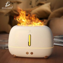 Aroma Humidificador Difusor De Aroma Con Flama Aceites Esenciales