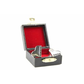 Miniblings Grand Piano Piano Cuff Links Cufflinks Buttons + Box Concert Pianist