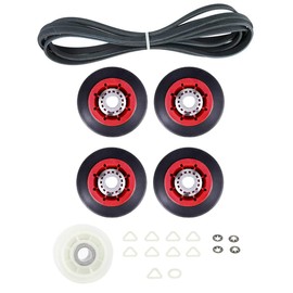 NEW - 4392067 Dryer Repair Kit -Premium- Replacement for Whirlpool Maytag Kenmore KitchenAid, 661570 Belt, W10314173 Drum Roller, 279640 Idler Pulley Compatible With: PS373088, 4392067VP, AH373088