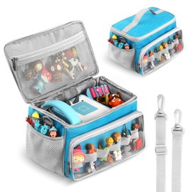 Portable Carrying Case Compatible with Toniebox Starter Set and Tonies Figurines, Carrying Bag for Toniebox Accessories (Green)