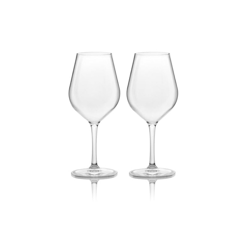 BRUNNER Weingläser Set Classic Camping Reise Wein Glas Bruchfest Antislip