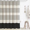 WOUVMA Extra Long Boho Shower Curtains for Bathroom with Tassels