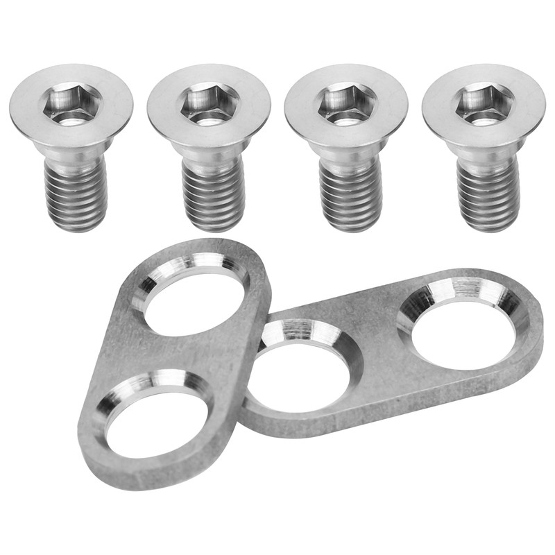 Mountain Bike Pedal Cleats Mounting Screws and Washers Titanium Alloy