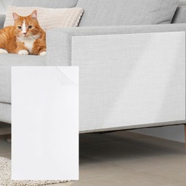 sourcing map Anti Scratch Furniture Protector, 10 Sheets 17" x 10" Double-Sided Sticky Couch Protector from Cat Claws, Clear Protectors from Cats Scratching for Sofa Corners, Walls, Doors
