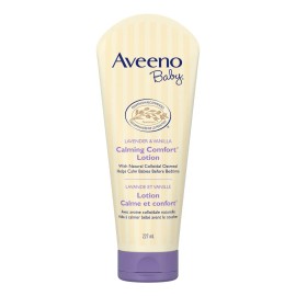Aveeno Baby Crema calmante e hidratante para rozaduras del paal con lavanda y vainilla contiene probioticos para reparar la barrera de la piel 227g   