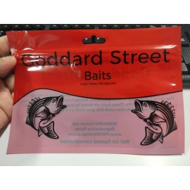 Goddard Street Baits 3.5" Cajun Red craws from Goddard Street Baits 8 baits per pack