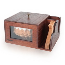 PUNNIO 3 in 1 Coffee Filter Holder, Coffee Filters Storge Organizer with Lid for Home Kitchen Barista