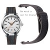 JETHENG 20mm Rubber Silicone Replacement Watch Band for Omega Seamaster