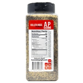Killer Hogs AP Seasoning | Championship BBQ and Grill All Purpose Seasoning for Beef, Steak, Burgers, Pork, and Chicken | Salt, Pepper, Garlic (SPG) | 21.7 Ounces