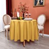 MEANMOY Gold 210 GSM Water & Stain Resistant Round Tablecloth