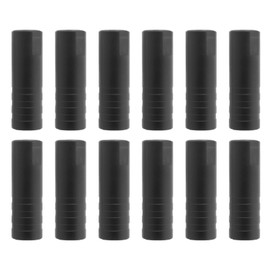 VGOL Pack of 50 Bicycle Shift Cable End Caps Outer Cable Tube End Caps Replacement Part 4 mm Gear Cable End Caps Suitable for MTB Road Bike Gears Black