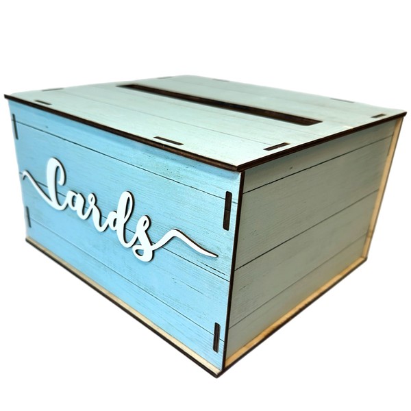 QualityVibe Wooden Wedding Card Box for Reception money Envelopes,Bridal &