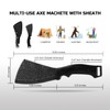Leopcito 11 Inch Hatchet with Sheath, Small Compact Machete Axes,