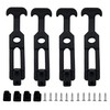 Creatyi 4 PCS Latest Model 6.3'' Rubber Flexible T-Handle Draw