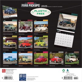 BrownTrout, Ford Classic Pickups 2025 Wall Calendar