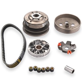 CLEO Gy6 50cc high performance clutch set，include clutch Assembly and Variator Assembly with 729 belt, fit for GY6 50cc Engine Scooter