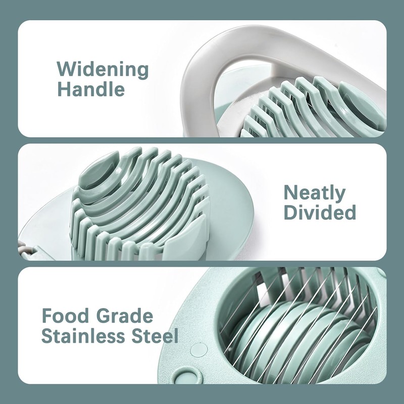 Tannest Egg Slicer with Stainless Steel Wire Egg Slicer, Egg