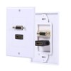 Yoidesu Panel de Pared Socket Enchufe de Pared Doble Puerto
