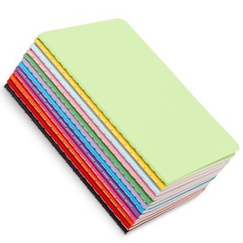 Notepad A6.12 Pieces Notebook A6 Blank Lined Checked Dotted 12 Colours Notebook with Soft Cover 14 x 9 cm Ideal for Journal Diary School Office Sketching and Writing