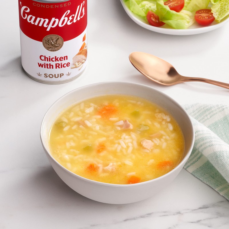 Campbell's Condensed Chicken and Rice Soup, 10.5 oz Can (12