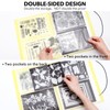 2 Pack Large Sticker Photo Storage Album, Stamp & Cutting