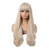Alta Gama Pelucas Naturales Sintetica Larga Cosplay Mujer