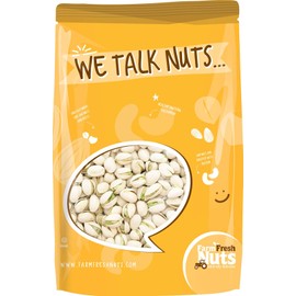 Gourmet Roasted Extra Large California In Shell Pistachios Unsalted (12 oz.) - Roasted to Perfection - Super Crunchy & Delicious - Farm Fresh Nuts Brand