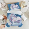 Caregchrisj Unicorn Bedding Kids Duvet Cover Sets Single 3D Printed