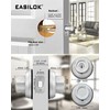 EASILOK Deadbolt Lock E4 Twist-to-Lock Front Door Lock Keyless Heavy