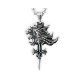 Stainless Steel Squall Leonhart VIII Silver Necklace Pendant Griever Fantasy RPG