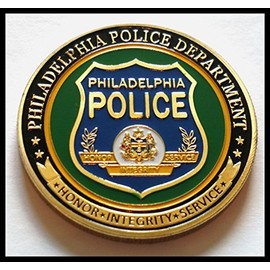 Philadelphia City Police Department Law Enforcement #45 Challenge Honor Coin