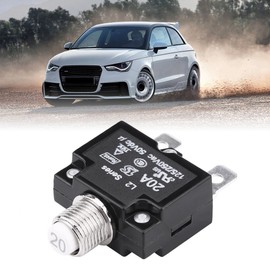 5000 Watt Generator Circuit Breaker-20 Amp Reset Breaker For A Generator - AC 125/250V Reset Thermal Switch Circuit Breaker Over Current Overload Protector for Generator Push Button Reset-Only CLB wit